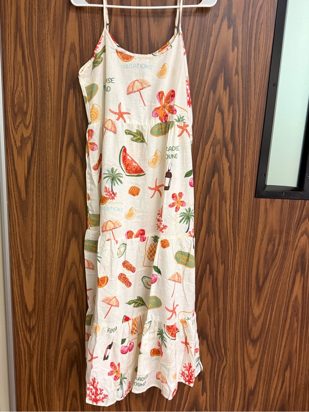 Turks & Caicos "Paradise Found" Vacation Print Dress